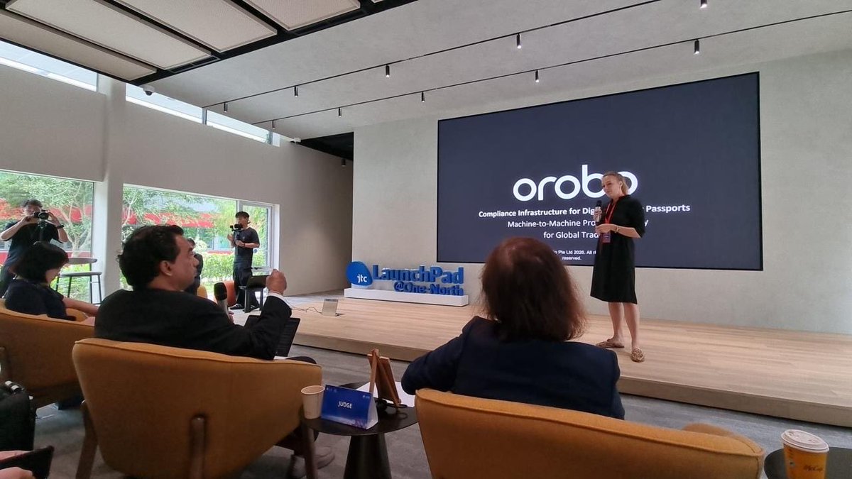 HelloOrobo's tweet photo. ♾️Orobo is heading to Shanghai 🇨🇳! We’re a finalist in the WeStart TOP 100 Global Finals (Sept) after presentinf in Singapore. Founder @SoNowSann shared our vision for DPP infrastructure. Thanks XNode &amp; fellow founders! #DPP #Circularity

Read more: https://t.co/T5iYMmV6UK https://t.co/geytdCI9y4