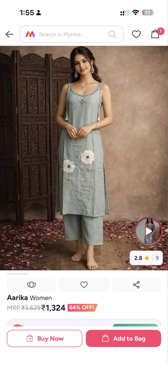 LitWhatchamacal's tweet photo. Audacity of @myntra to refuse this return (mint packed as it came btw) after don't know how it passed quality check btw and asking customer to waste time or support, pick up guy and stay at home for their return is seriously at par. https://t.co/ivDN9ZkyTN