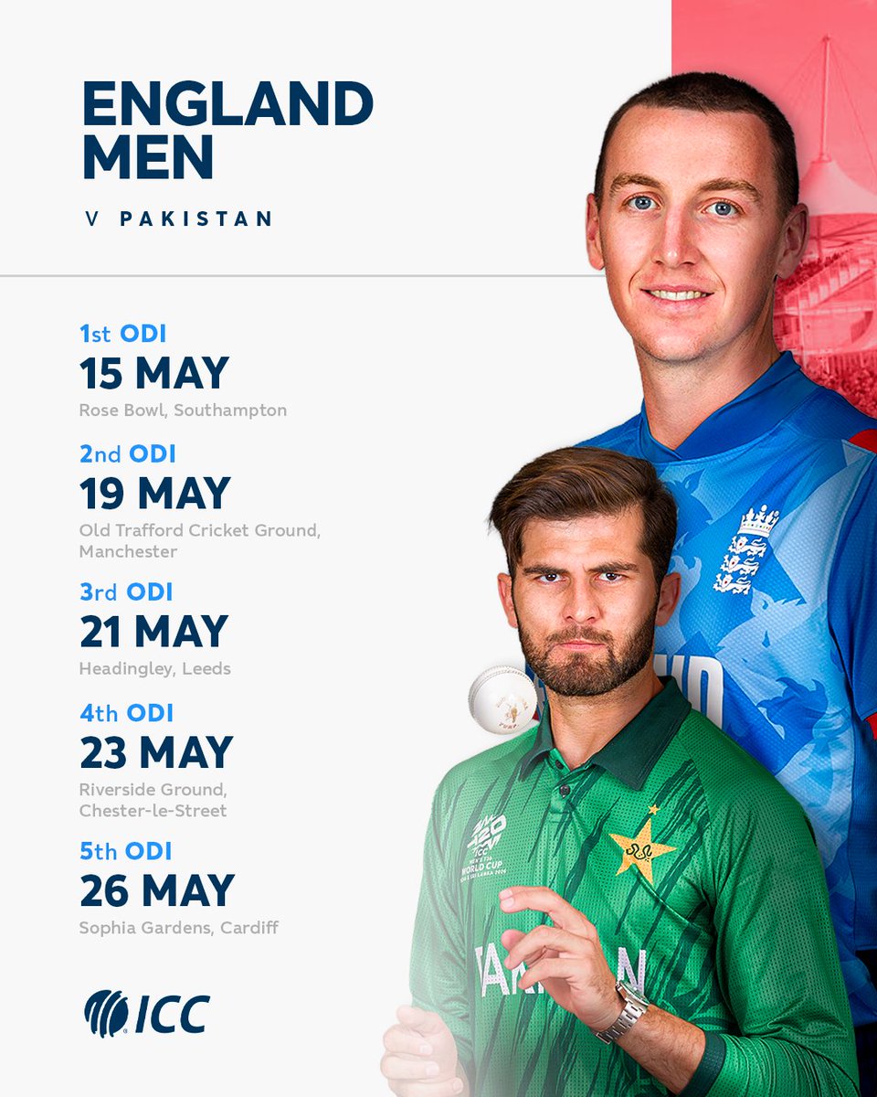 ICC's tweet photo. A summer of blockbuster cricketing action at home coming up for England in 2027 👌

Read more 👉 https://t.co/gqQVjhdKDx https://t.co/dLG2J0AHeq