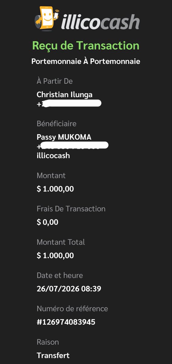 seigneurCHRIS01's tweet photo. @leParrainRDC Encore une fois félicitations cher partenaire. https://t.co/bOp2k0YZgm