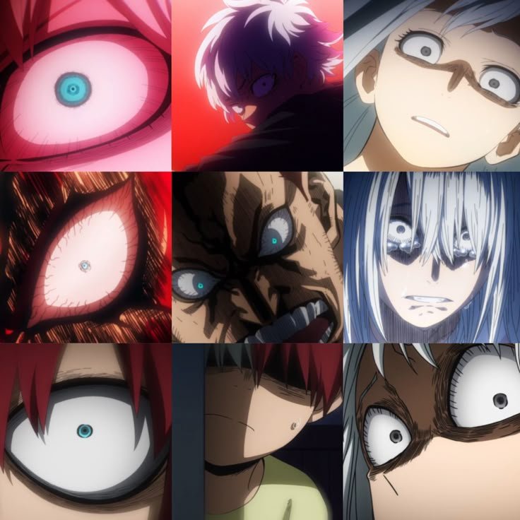 Mangaic2's tweet photo. "The intense trauma filled gazes of the Todorokis" https://t.co/4s3YIHFmUd