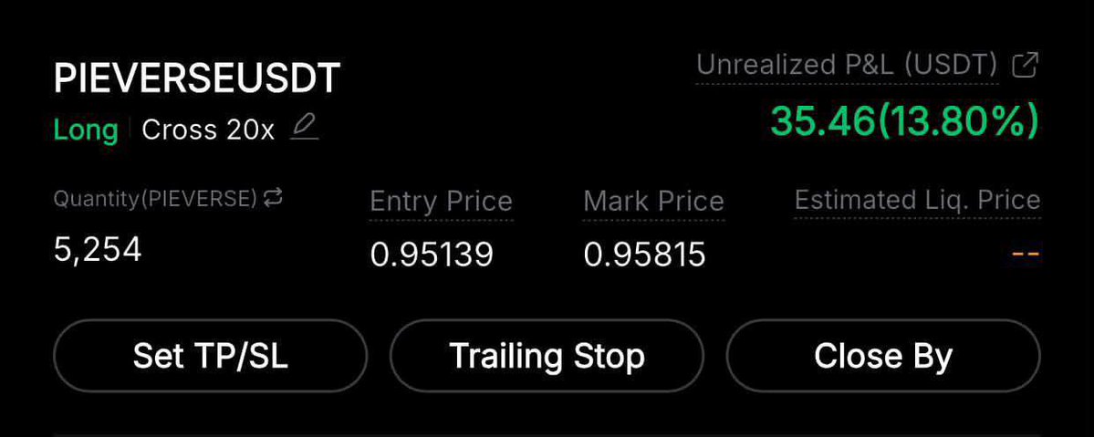 TylerScot133543's tweet photo. ♻️ LONG $PIEVERSE and you will see mega pump today

SL: 0.9038
TP = 3 like
#crypto https://t.co/AnsDFPlSqf