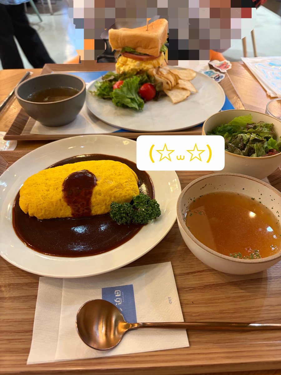 jintoyumatu's tweet photo. ブランチパーク行きました(★★)
全部美味しくてネ申でしたᯓ★
お気に入りは2枚目≡⊂( ^-^)⊃♩
 #君の好きは無敵 https://t.co/zIRBOh25E5