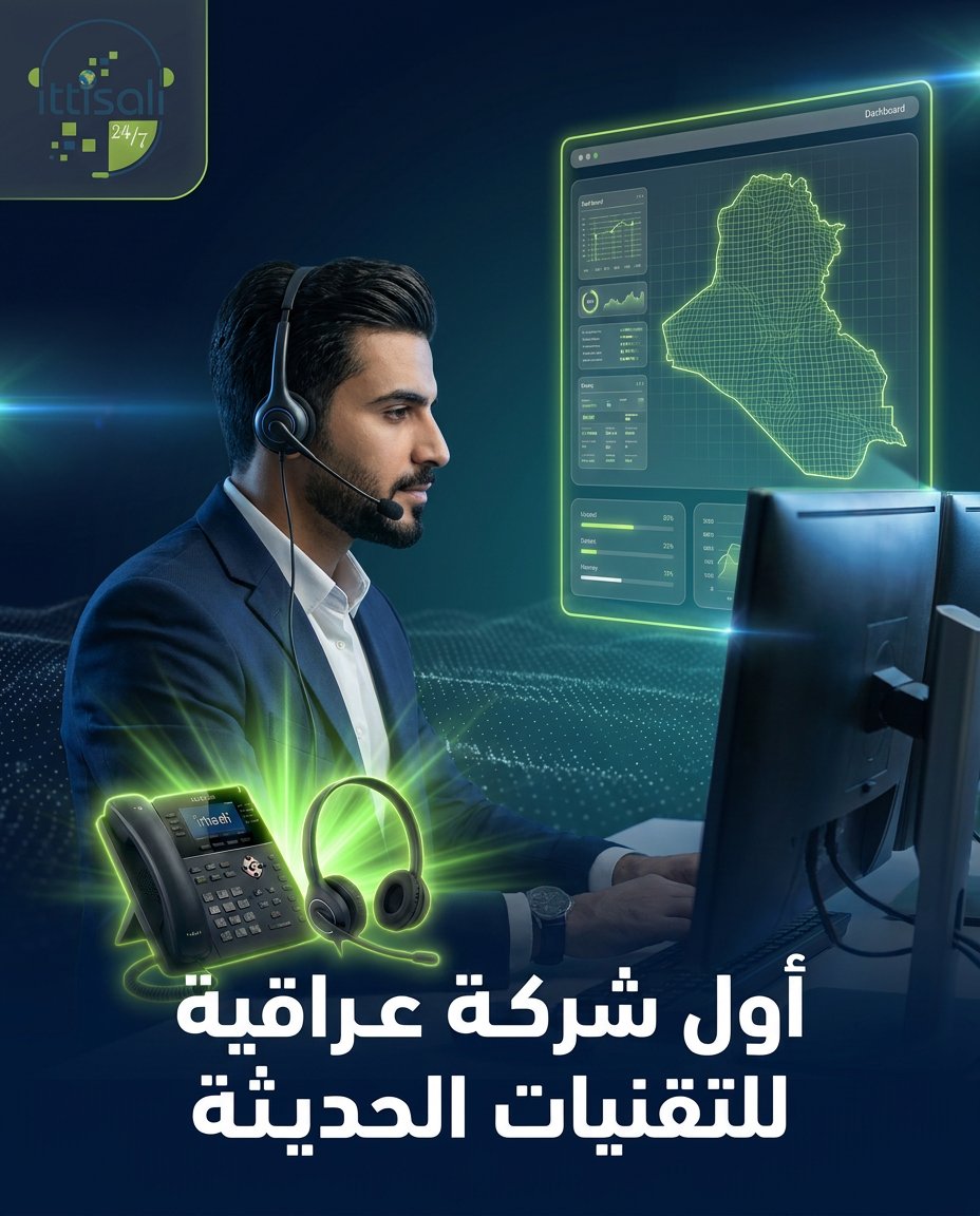 ITTISALI_IQ's tweet photo. 🚀 طوّر اتصالات شركتك وخلّي كل مكالمة فرصة للبيع!

مع اتصالي تحصل على حلول اتصالات حديثة تساعدك ترفع جودة خدمة الزبائن وتزيد كفاءة فريقك:

📞 سنترال سحابي متكامل
🎧 نظام كول سنتر احترافي
🔊 رد آلي IVR
🎙️ تسجيل ومتابعة المكالمات
📊 تقارير دقيقة وفورية
🌐 إدارة فريقك من أي مكان
لا تخلي المكالمات الضائعة تضيّع عليك زبائنك!
 اشترك اليوم وخلي اتصالات شركتك أسرع، أذكى وأكثر احترافية.
📍 أربيل – كويستان
📍 بغداد – شارع الصناعة
اتصالي… تقنيات حديثة لنجاح أعمالك 🇮🇶
#اتصالي #كول_سنتر #سنترال_سحابي #خدمة_العملاء #حلول_الأعمال #PBX #IVR