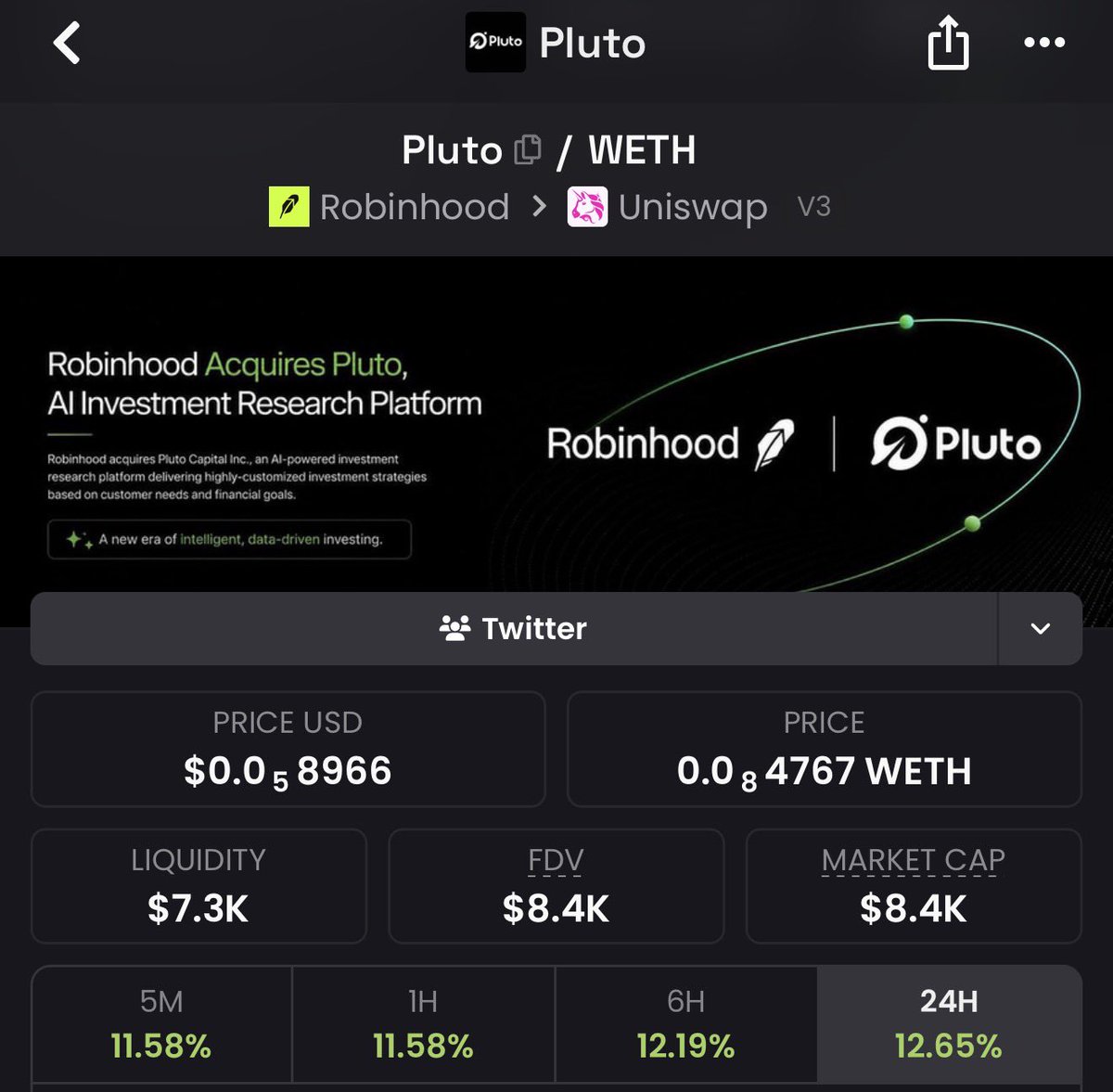 blessed_mayor's tweet photo. At the right time, this will bang
Save the tweet 🐣 secured a bag $pluto

0x97F2D85daaed3649c6bcF8894f98780Ddee94b74 https://t.co/yGi84sHtF0