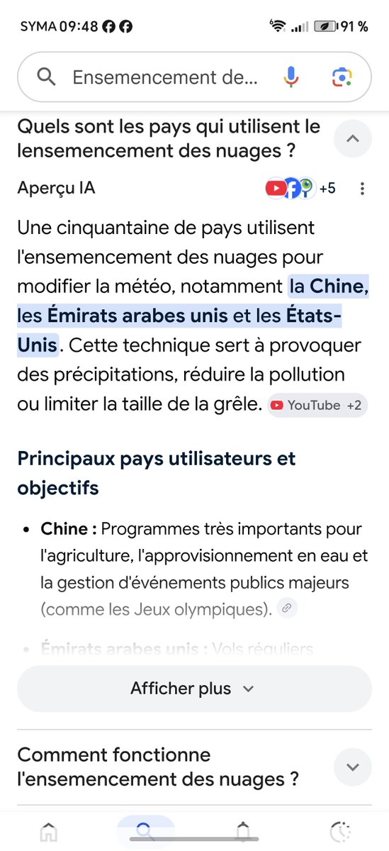 algajolas's tweet photo. @XeviBolumar Pourquoi les gouvernements n'utilisent pas l'ensemencement des nuages pour créer une pluie artificielle https://t.co/HG077s39gQ