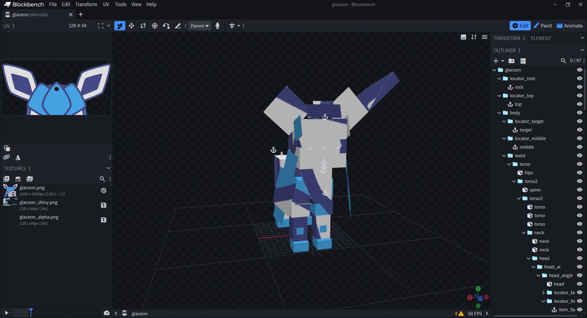 IceColdT0uch's tweet photo. https://t.co/F7yVOWWCqx

Lesson learned, blockbench will use files with a similar name when loading models.. https://t.co/08fRzZBLVh