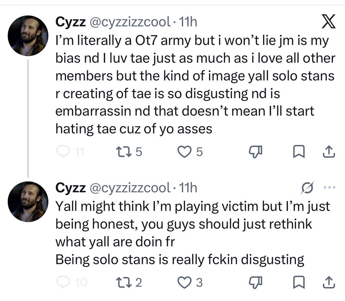 RuruHappyTae's tweet photo. Jimin fans might genuinely be the most embarrassing fandom on this app. Watching them fail to grasp the basic concept of a charity auction and then confidently embarrass themselves is almost performance art. Is being pathetically embarrassing the so-called “Jimin effect” they keep bragging about? Because that’s the only effect they’ve managed to demonstrate. 😂😭
