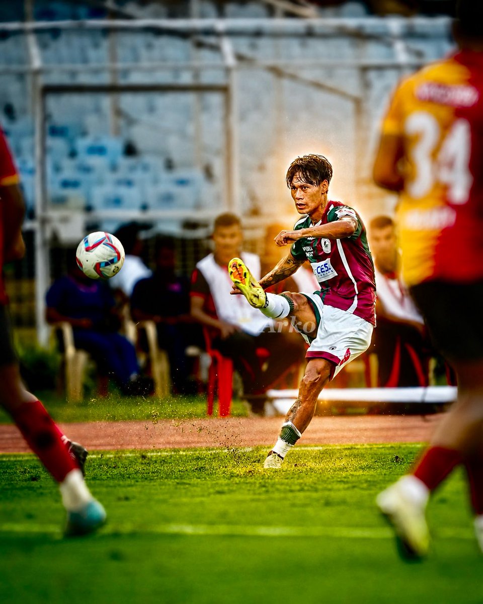 arkomajumdaref's tweet photo. They said he’d rot on the bench. Instead, he took the league by storm. At just 21, Tekcham Abhishek Singh isn’t fighting for minutes anymore but he’s making a case as the best full-back in the country. And the best part? He’s only getting started. 
To those who mocked Mohun Bagan’s huge investment—this is your answer. Good things are costly. So you need to spend. Champions don’t bargain for excellence; they invest in it. That’s why Mohun Bagan stays ahead while others are busy trolling.

ভালো জিনিস নিতে গেলে দাম দিতে হয় ☺️
Keep going,Abhishek! 
#JoyMohunBagan