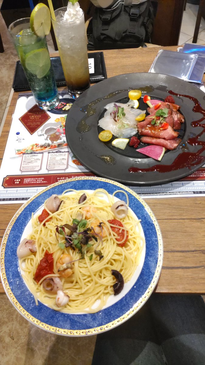 dearie_C's tweet photo. エオカフェ横浜、前期!
横浜はカルパッチョ系やシーフード多めなので好き。 https://t.co/wunq2teY6Y