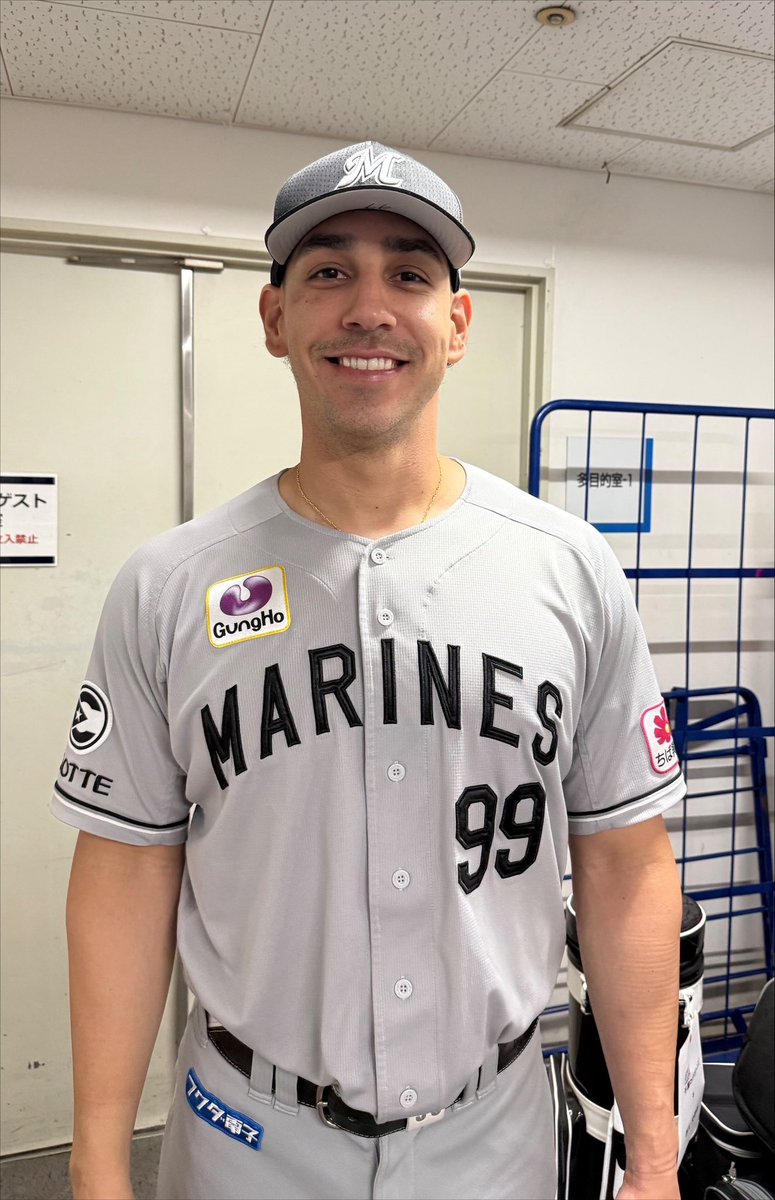chibalotte_pr's tweet photo. 2回に追加点となるホームランを打った #ネフタリ・ソト 選手！
#chibalotte #広報 https://t.co/0ExSJbmNs1