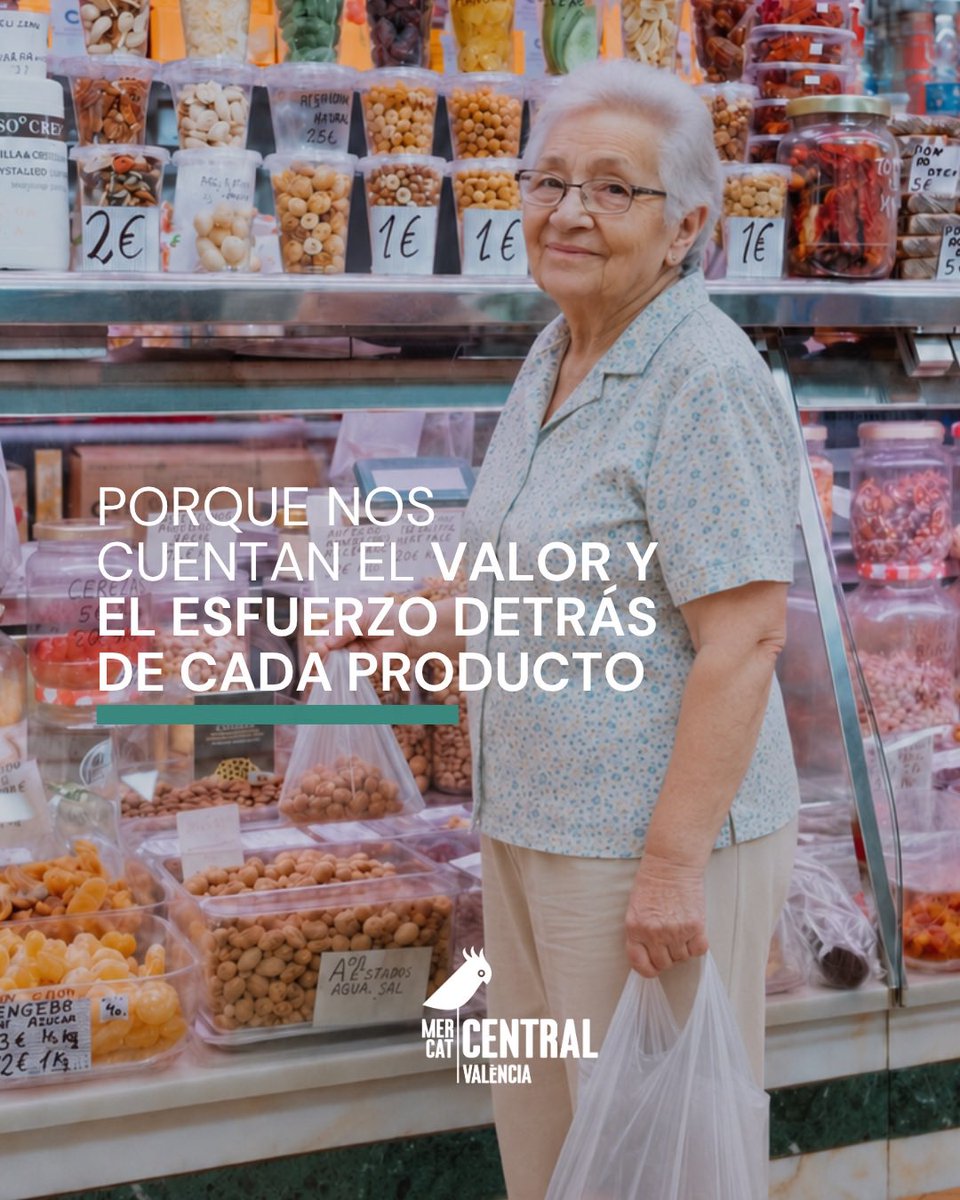 MCentralVlc's tweet photo. ¡Feliz Día Mundial de los Abuelos!
Porque son quienes nos enseñaron a comprar con calma, a preguntar, a elegir bien y a entender el valor de cada producto.

Gracias por por seguir recordándonos que el futuro del mercado también se construye con todo lo que nos habéis enseñado. https://t.co/YaPRaYrl7T