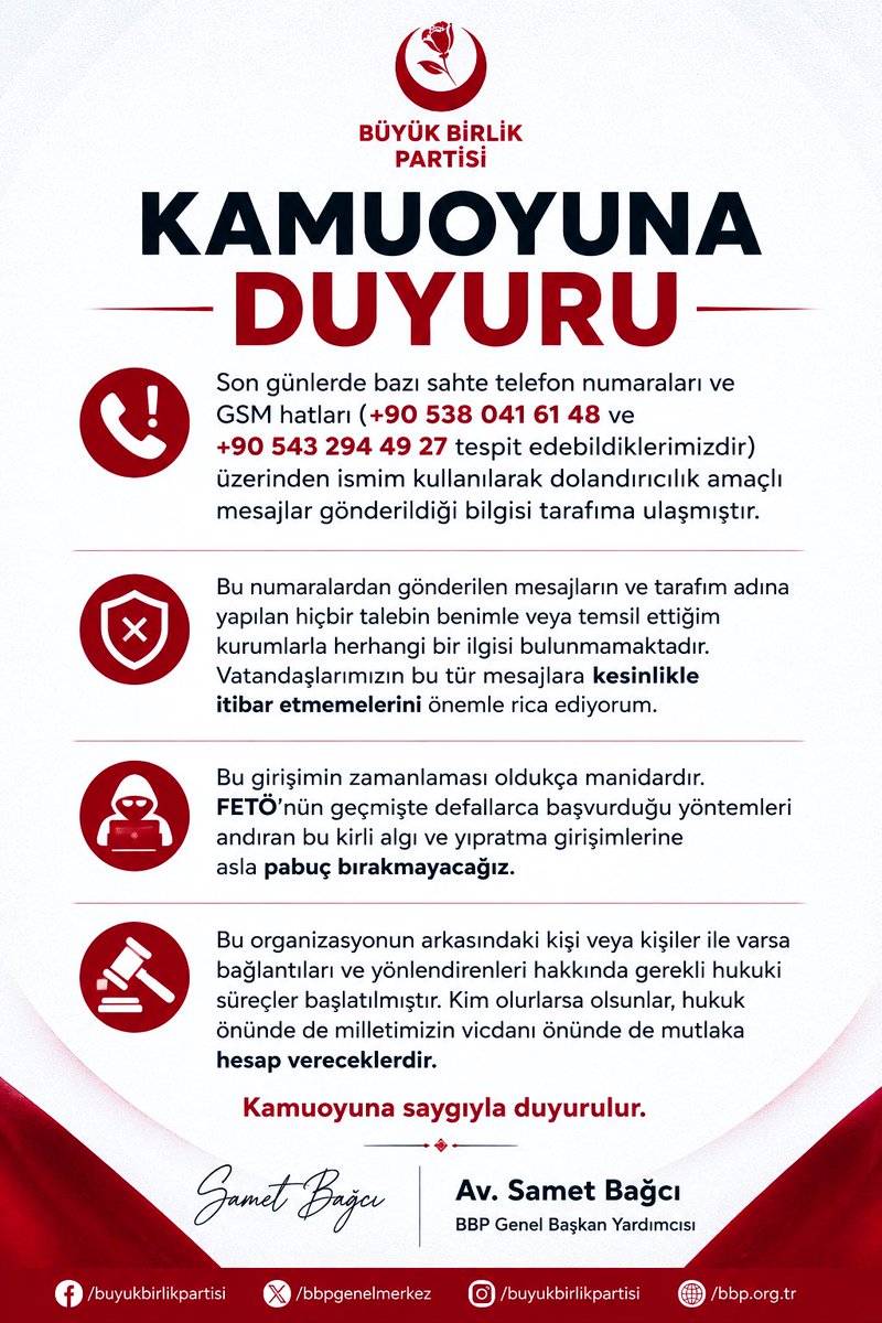 Samet_Bagci's tweet photo. Adımızı ve kimliğimizi yıpratmak için yapılan bu tarz kirli girişimlere asla pabuç bırakmayız.

Bu organizasyonun içinde olanlar er ya da geç hem hukuk önünde, hem de bizim önümüzde hesap verecekler. https://t.co/azDR58vine