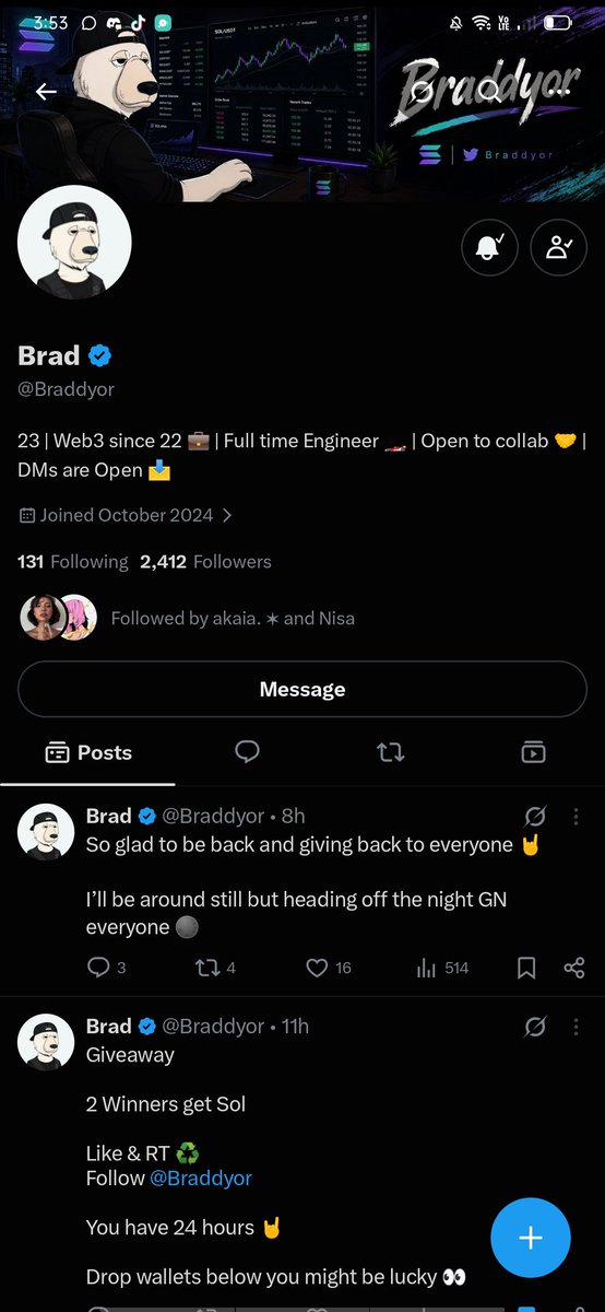 NexoPaths's tweet photo. @Braddyor thank you Brad 

By6UNZML5gpm7AyjWy159UX5HjqxNPN8JvpaV93fsRML https://t.co/kptoNviGr9