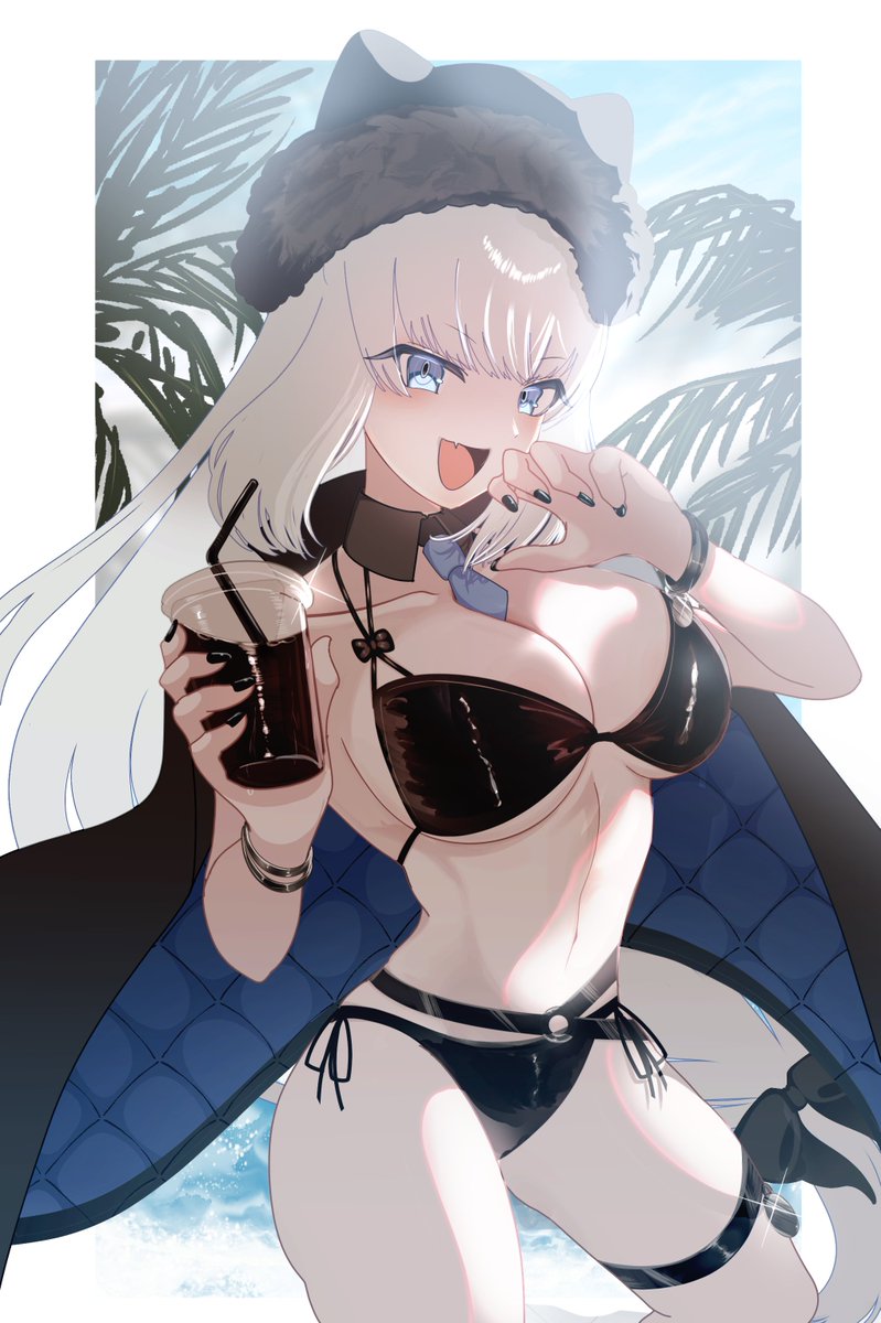 remember_ko1ch1's tweet photo. #なんの脈絡もなく水着イラストを再掲して最近フォローしてくれたフォロワーを怖がらせましょう

ニキチッチさんと徐福ちゃん！ https://t.co/i3DNtWasHd