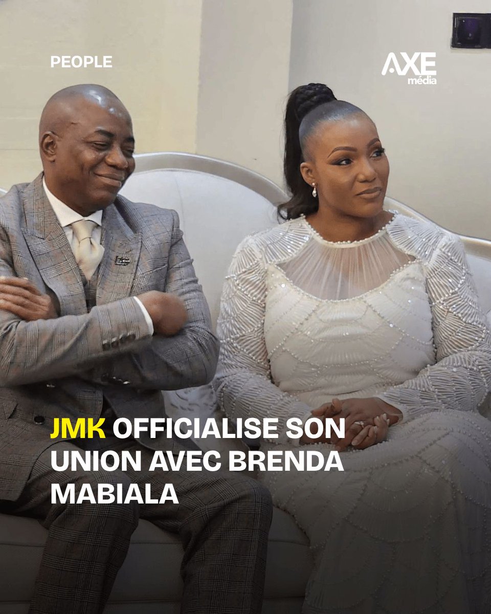 alainmwamba's tweet photo. Brenda Mabiala est désormais Madame Kassamba. JMK a officiellement honoré son épouse au cours d’une cérémonie familiale. La soirée dansante est annoncée pour la semaine prochaine. Heureux ménage au couple !
#AXEmedia https://t.co/L8biJE9Zq5