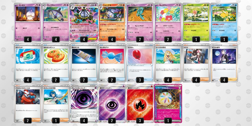 mikan_n_kanzume's tweet photo. ラッシュCS

予選
⭕️ヤドキング
⭕️(LO)ドラパルト
⭕️(LO)おまつりおんど
⭕️(LO)イワパレス
⭕️オリーヴァ
⭕️(LO)ドラパルト
❌ヤドキング
⭕️(LO)ばけがくれ

決勝トナメ
❌ドンカラス

ベスト32
使用デッキはWシャンデラコントロールです！
好きなポケモンで勝てるように頑張りました🫶

#ラッシュCS https://t.co/AsmW4deCrS