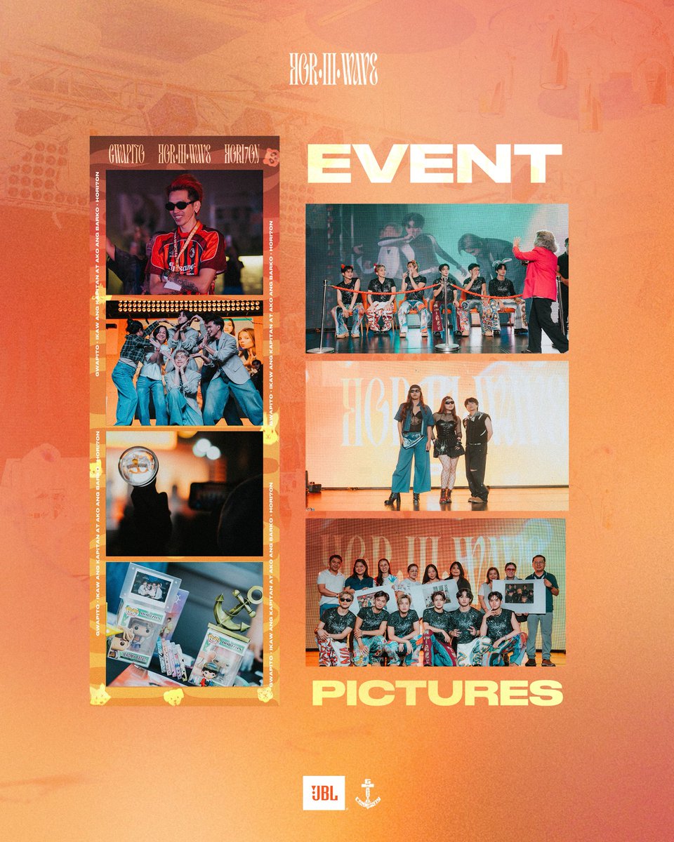 GwaPITOCom's tweet photo. Ito na ‘yung hinihintay n’yo. 😉 Pwede bang balikan natin, one last time? 🧡

🌊 The official event photos and photobooth snapshots from HOR•III•WAVE are finally here!

Relive the smiles, the laughter, and every unforgettable moment that made this celebration feel like home.

🖼️ Official Event Photos: https://t.co/zigzvNOX0V
📸 Photobooth Photos: https://t.co/HDjDGAgfjF

See if you can spot yourself… or your favorite memories!

#HORIIIWave #HORI7ON #호라이즌