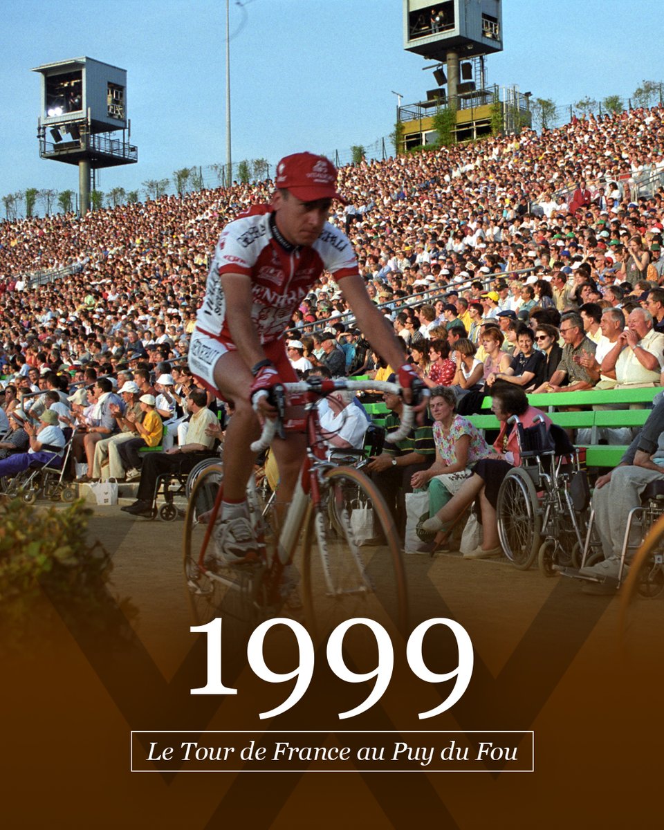PuyduFou's tweet photo. Le #TourdeFrance au #PuyduFou ! 🚴

💡 Le saviez-vous ? Le Puy du Fou a accueilli le Grand Départ du Tour de France à 3 reprises : 1993, 1999 et 2011.

👉 Le Puy du Fou était aussi l’arrivée de la 4e étape du Tour en 1997 !

Qui aimerait voir @LeTour de France au @puydufou ? 🤚 https://t.co/dkMvILkB2w