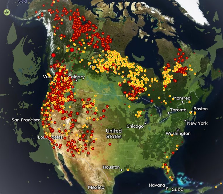 RhondaGarad's tweet photo. Mega-fires burning across the globe in real time, yet we're barely talking about them. https://t.co/aTOe6DkljD