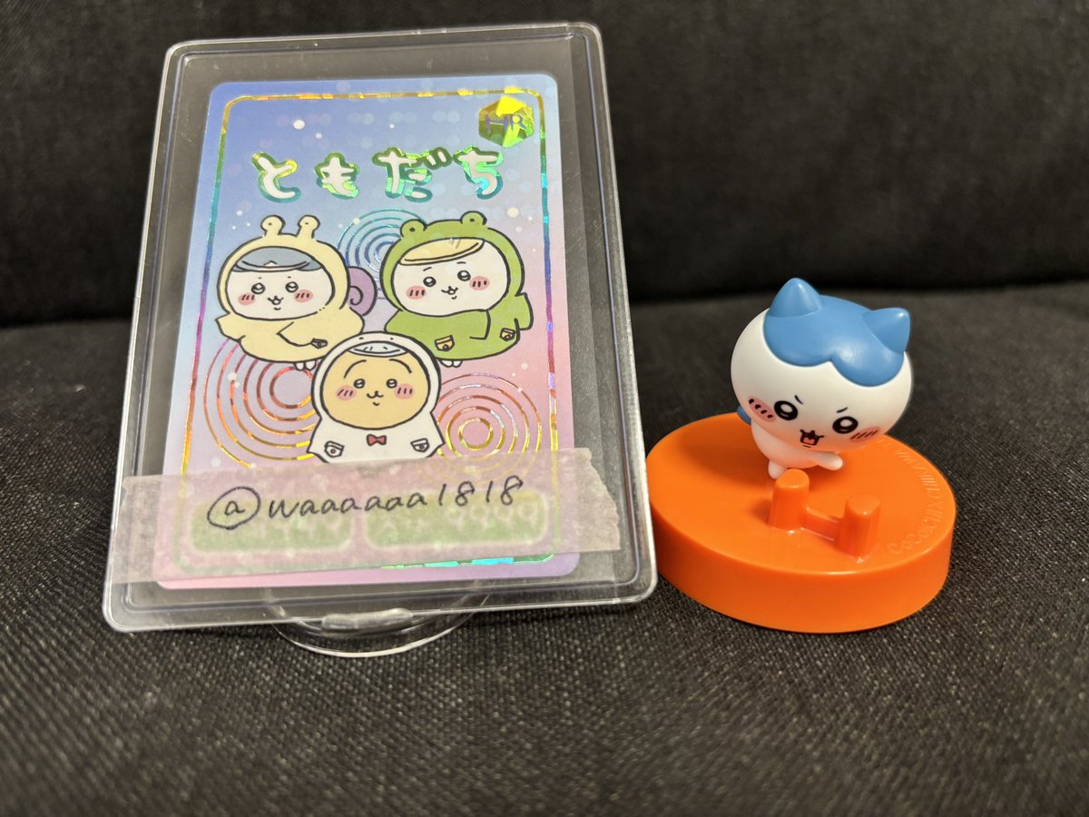 waaaaaa1818's tweet photo. 【交換・譲渡】
ちいかわ ココイチ　CoCo壱　コラボ
ドリンク特典フィギュア

譲 : ハチワレ

求 : ちいかわ

大阪神戸手渡しor郵送🆗  
検索からでもお気軽にお声掛け下さい🙇‍♀️ 
宜しくお願いします。 https://t.co/xpSJGnXnpu