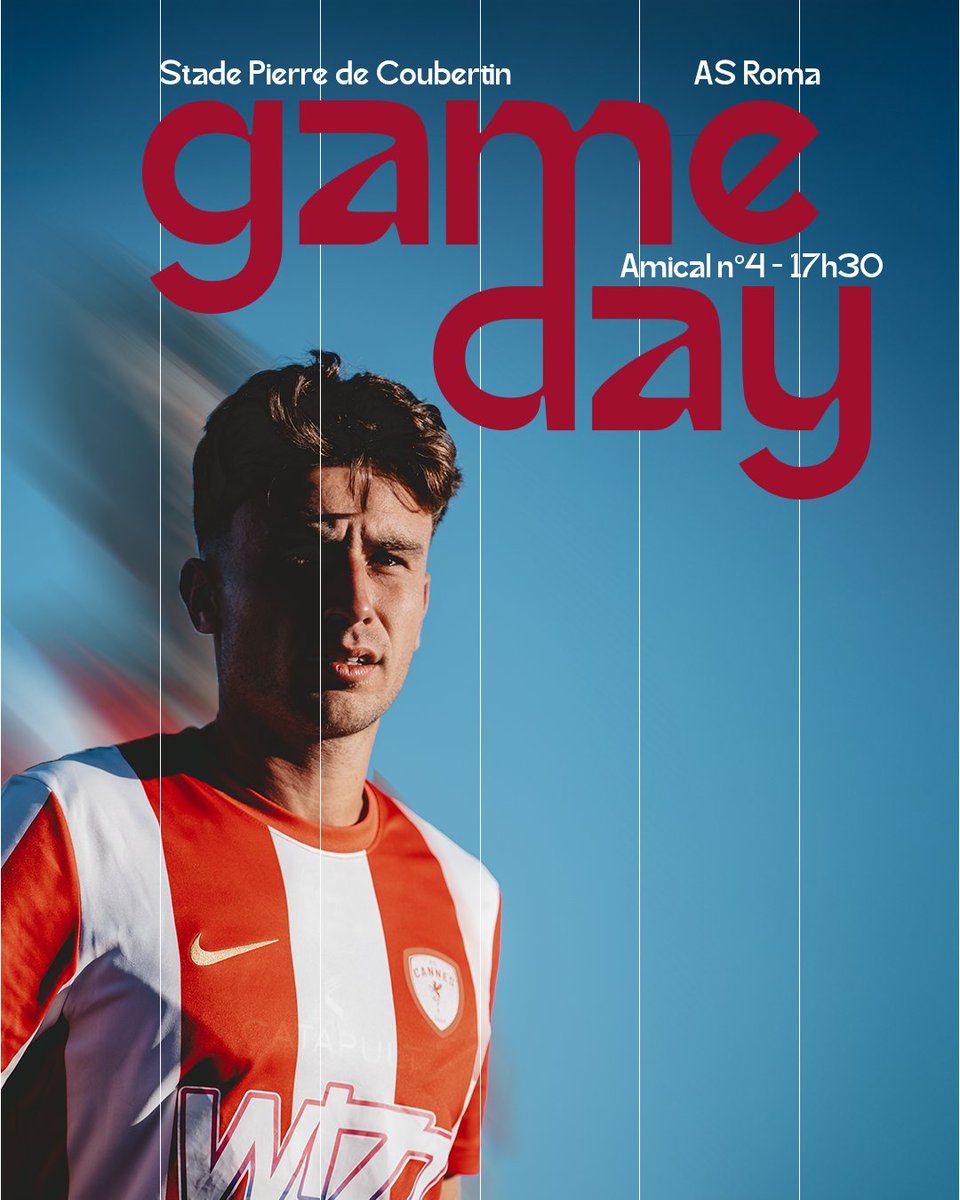 ASCannes1902's tweet photo. 𝐉𝐎𝐔𝐑 𝐃𝐄 𝐌𝐀𝐓𝐂𝐇

🆚 AS Roma
🏟️ Stade Pierre de Coubertin
⏰ 17h30
🎟️ https://t.co/qH96H3i4be https://t.co/ZXMDXeUGFt
