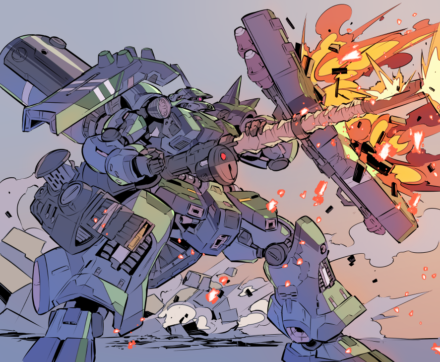 Mk_5G's tweet photo. ギラ・ドーガを描きました https://t.co/2ucORzp6Q5