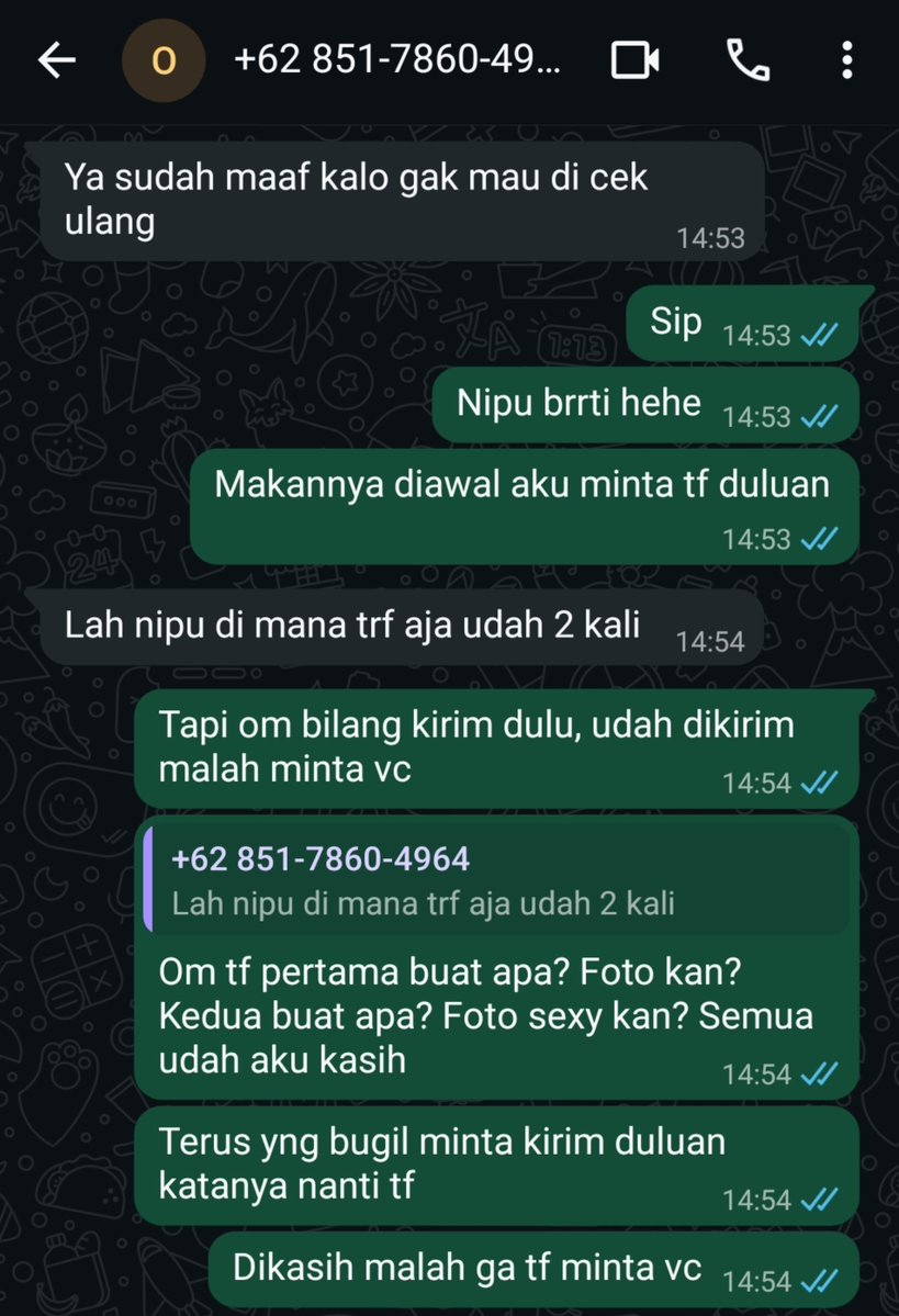 asalsabils2's tweet photo. Aku udah jelasin kalau mau foto lain ya bayar, mau foto 18+ ya ngomong di awal. Aku makannya minta tf duluan☹️ aku juga butuh tapi malah dimainin gini https://t.co/STaaJLKmeF