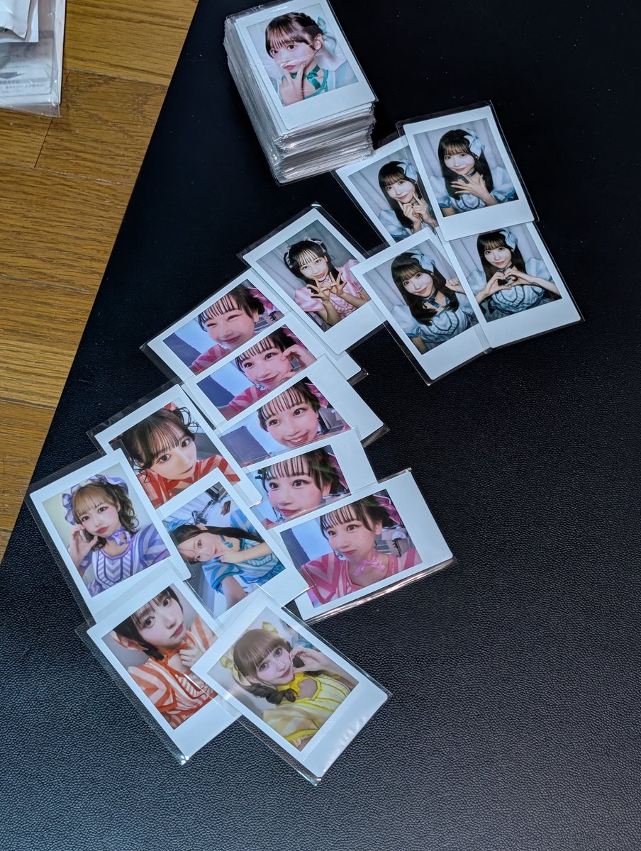 櫻井優衣　撮り下ろしチェキ 撮り下ろしのストレートロングかっわいいぞん！まちゅの撮り下ろしも