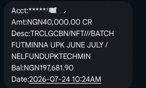 KokoetteMichael's tweet photo. NELFUND UPDATE ℹ️

Students in several other institutions have started receiving their NELFUND upkeep payments.

We remain hopeful that the University of Uyo (UNIUYO) beneficiaries will also receive theirs soon.

Let's stay patient, keep hope alive. https://t.co/RFYYkHY5YK