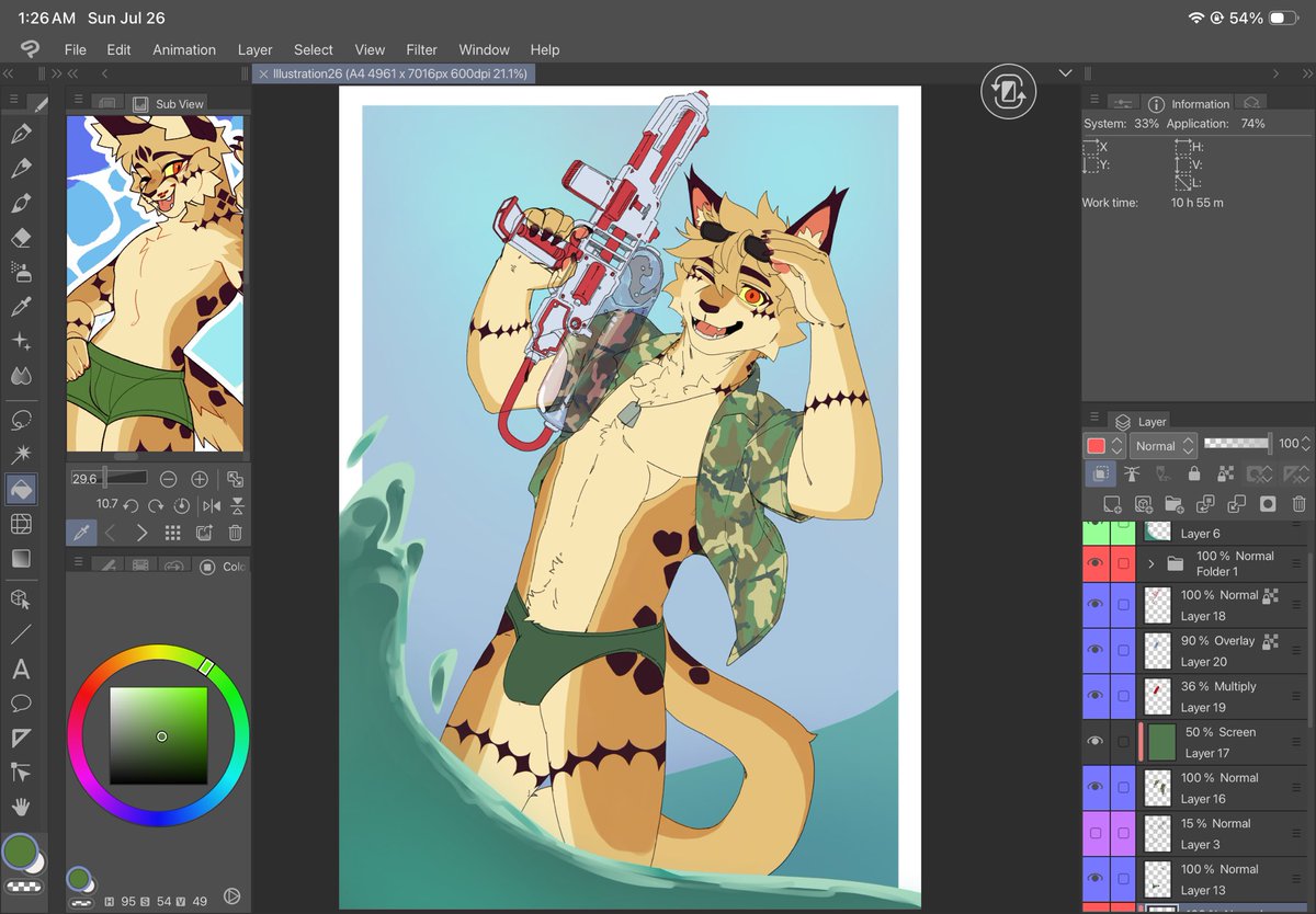 Kingu_006's tweet photo. Comm wip (again) https://t.co/PcsLToL8Ku