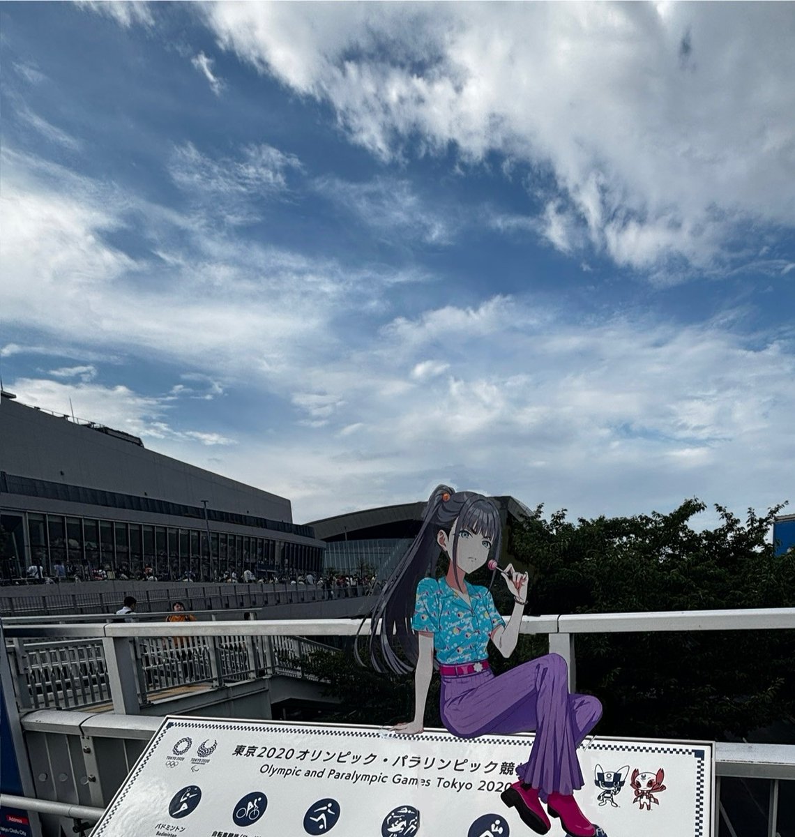 aderi__p's tweet photo. 座りアクスタが出た時からこれがやりたくてやりたくて https://t.co/e4DtFYlWRL
