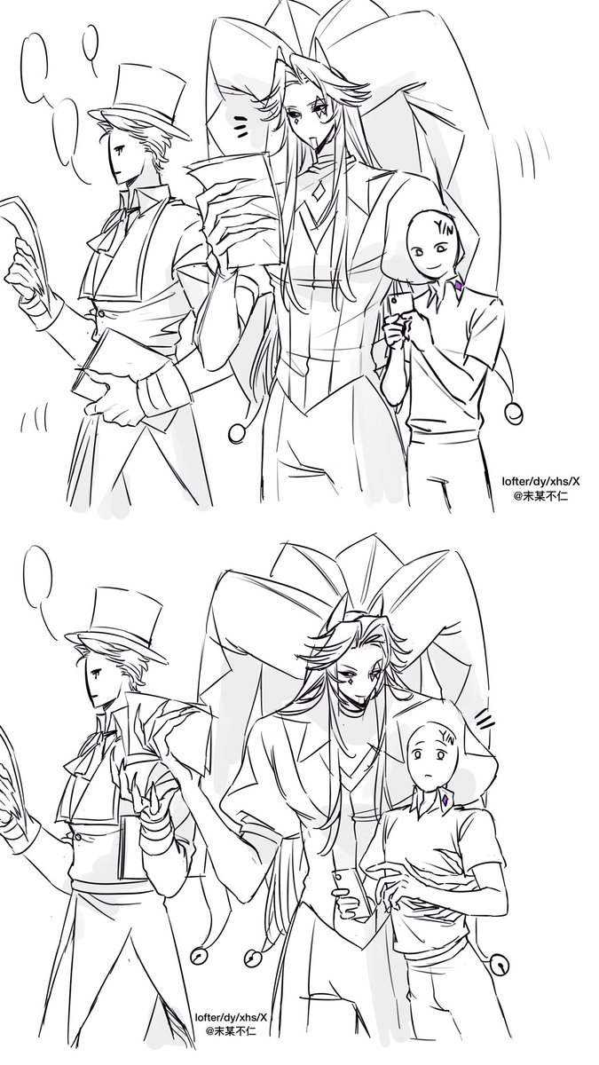 momouburen's tweet photo. 临时起意
以你和j已经交往为前提 
#jester  #thefreakcircus #Tfc https://t.co/bKijmnXEXh