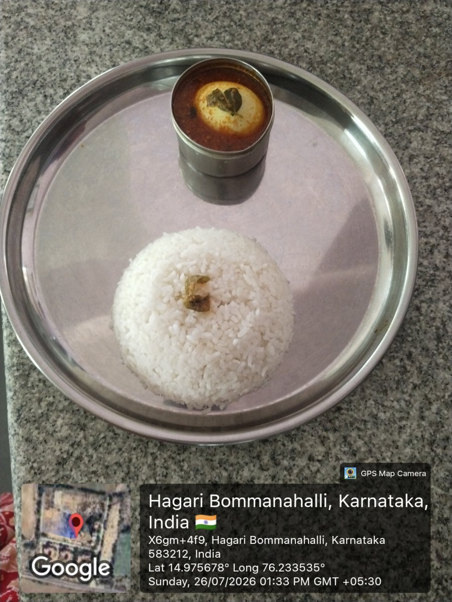 KRCRS484AMG's tweet photo. Today's lunch rice, egg sambar https://t.co/DvZfUgiqkB