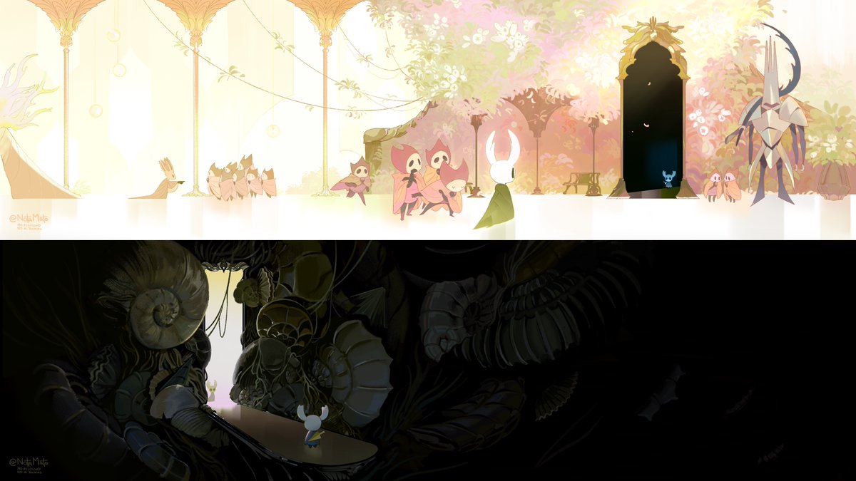 _NotaMato's tweet photo. Siblings 
#hollowknight #hollowknightart https://t.co/1fDQUcvoED