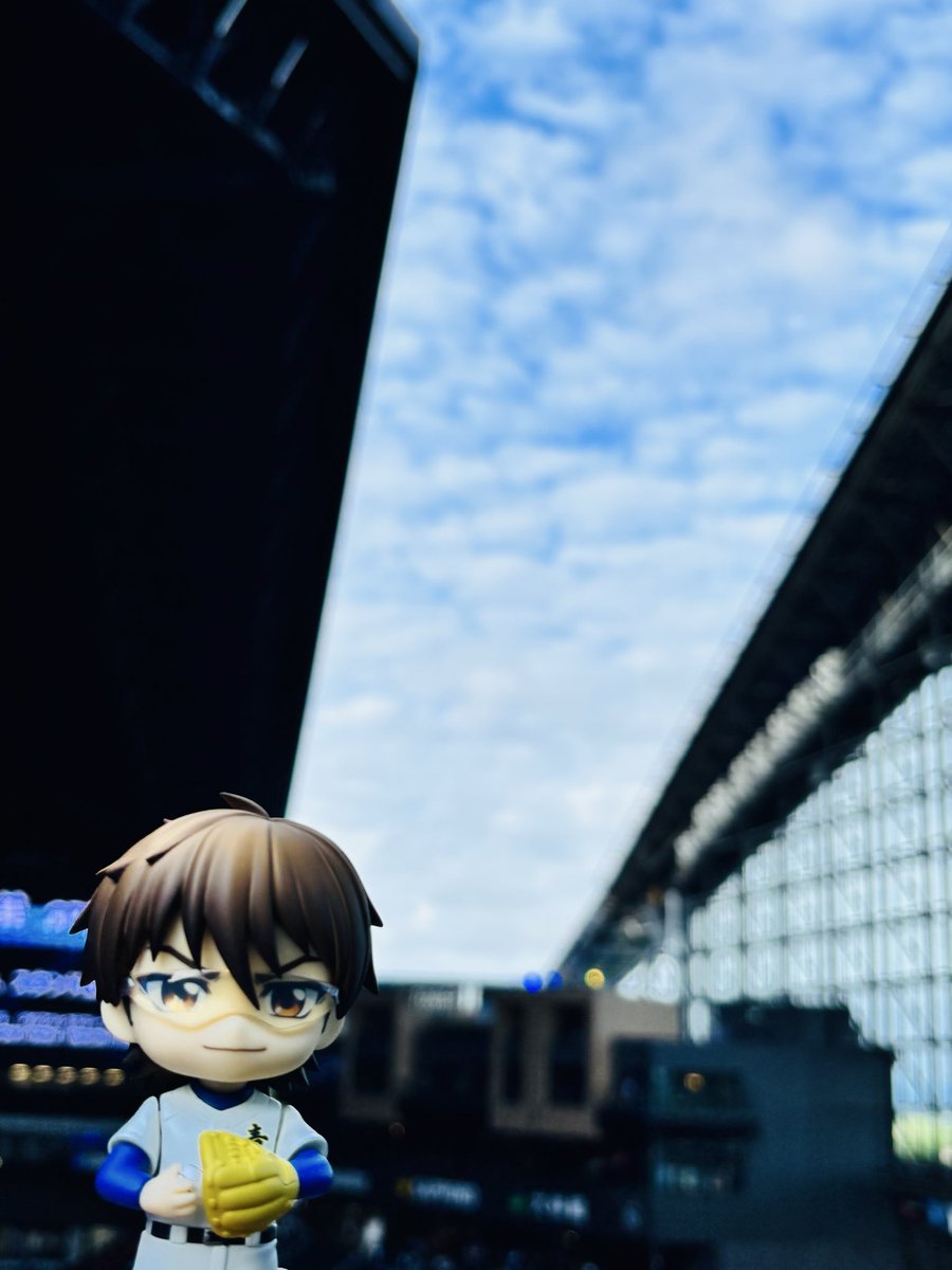 Urraca_C's tweet photo. ハムほー😆
エスコンの屋根開いてるの初めて見た！ https://t.co/eJqk9f7oBY