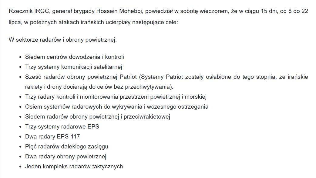 99LBitC's tweet photo. IRGC opublikował listę amerykańskich zasobów wojskowych, które zostały poważnie uszkodzone w atakach irańskich sił zbrojnych przeprowadzonych w ciągu 15 dni - od 8 do 22 lipca. https://t.co/CKQpVhwTbh https://t.co/2nyMsoXp7D