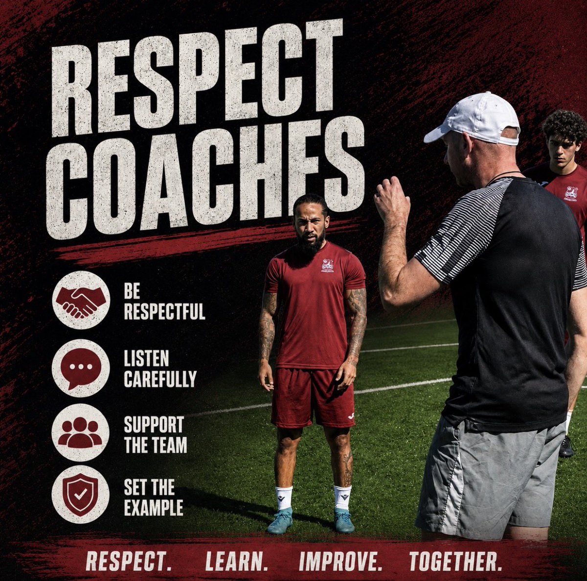 GlacisFc's tweet photo. 𝗥𝗘𝗦𝗣𝗘𝗖𝗧 𝗖𝗢𝗔𝗖𝗛𝗘𝗦 

Because coaching is about more than football.

Every session, every match, every conversation—they inspire, support, and lead by example, shaping people as well as players, both on and off the pitch. 

#RESPECT #ONETEAM https://t.co/DJVovnyDTJ
