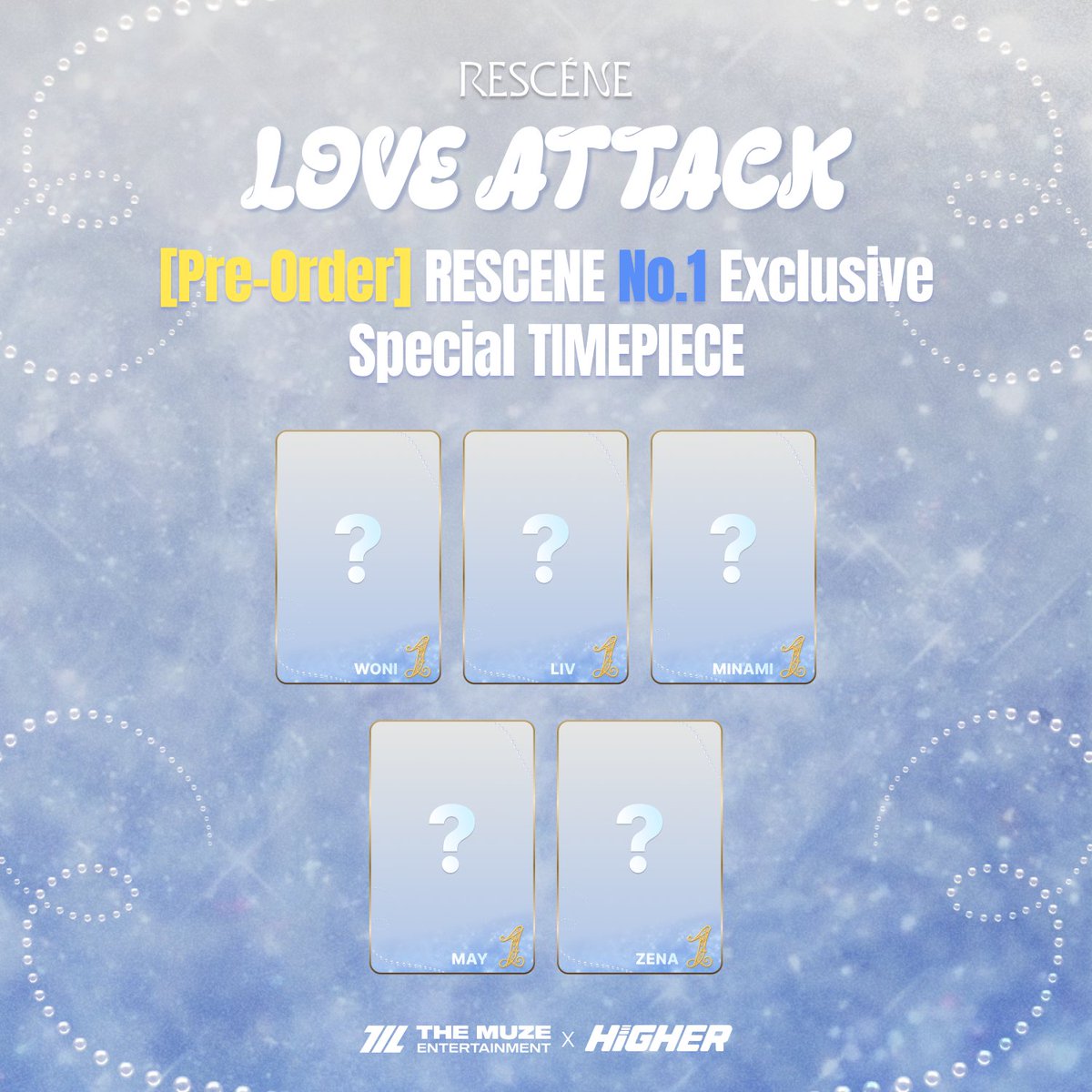 HIGHER_twt's tweet photo. 🩷 REMINE!! 🩷
Congratulations to RESCENE on taking 1st place on SBS Inkigayo EP.1319! 🎉

Today, no one shined brighter than RESCENE 🩷

Thanks to REMINE's endless love and support, the Special Selfie TIMEPIECE celebrating the very first win of "LOVE ATTACK" is now available.

A once-in-a-lifetime moment, captured forever.
A special memory you'll only experience today.

RESCENE's Special Selfie TIMEPIECE is available exclusively on HIGHER!

🎁 RESCENE "LOVE ATTACK" No.1 Celebration SPECIAL EVENT!
Among customers who purchase the TIMEPIECE,
50 selected winners will receive one physical TIMEPIECE featuring a member's handwritten autograph (random member)

💌 Special Gift Celebrating RESCENE's No.1 on Inkigayo EP.1319!
Everyone who participated in the Inkigayo Live Vote will receive a RESCENE Selfie Digital TIMEPIECE as a special gift celebrating this No.1 moment.
(Please check your mailbox in the HIGHER app for details.)

📅 Jul. 26 – Aug. 9 | RESCENE "LOVE ATTACK" No.1 Exclusive Special Selfie Package
🛒 Physical TIMEPIECE → https://t.co/ag5AMuay1u 

Relive this unforgettable moment with RESCENE anytime through your TIMEPIECE✨

HIGHER will continue to be with every shining moment of your favorite artists.

#RESCENE #LOVEATTACK #SCENEDROME
#TIMEPIECE #HIGHER