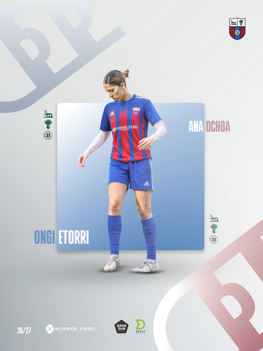 cd_derio's tweet photo. FEM 🆕 Ana Ochoa vuelve al #CDDerio
Ongi etorri berriro! 💙❤️ https://t.co/OolwOrnwJp