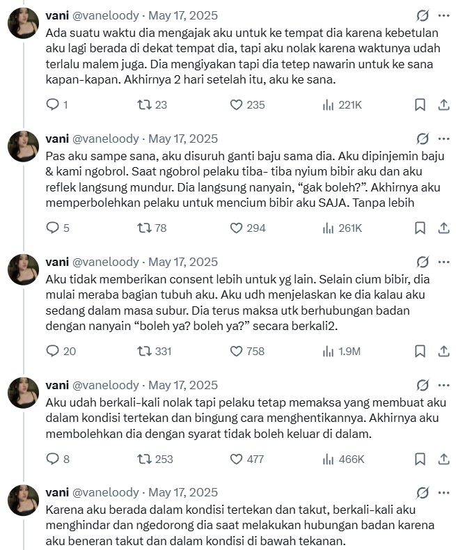 mrndsptr's tweet photo. Ternyata ini kasusnya Hadi Himawan. Ceweknya gampangan juga, diajak ke kosan nurut, ciuman mau, hs mau asal gak dikeluarin di dalem wkwk https://t.co/wmThcEf42q