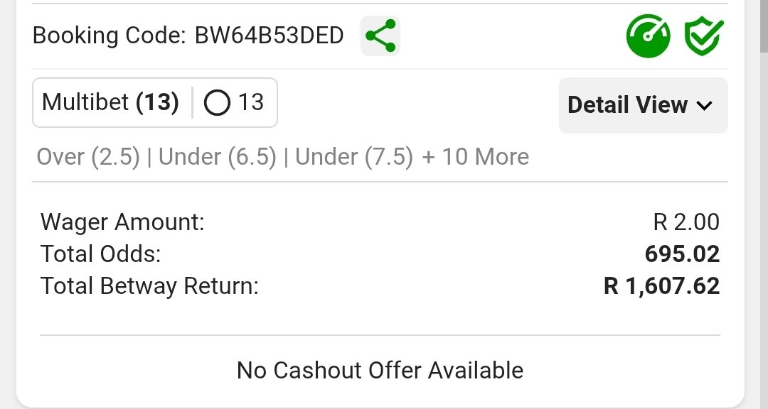 Shield_HustleZA's tweet photo. 🎟BW64B53DED✅️

Double Chance/Draw &amp; Under 4.5/3.5 Mixed Market 

@Shield_HustleZA 
#BETWAY https://t.co/QxYmigj8lA