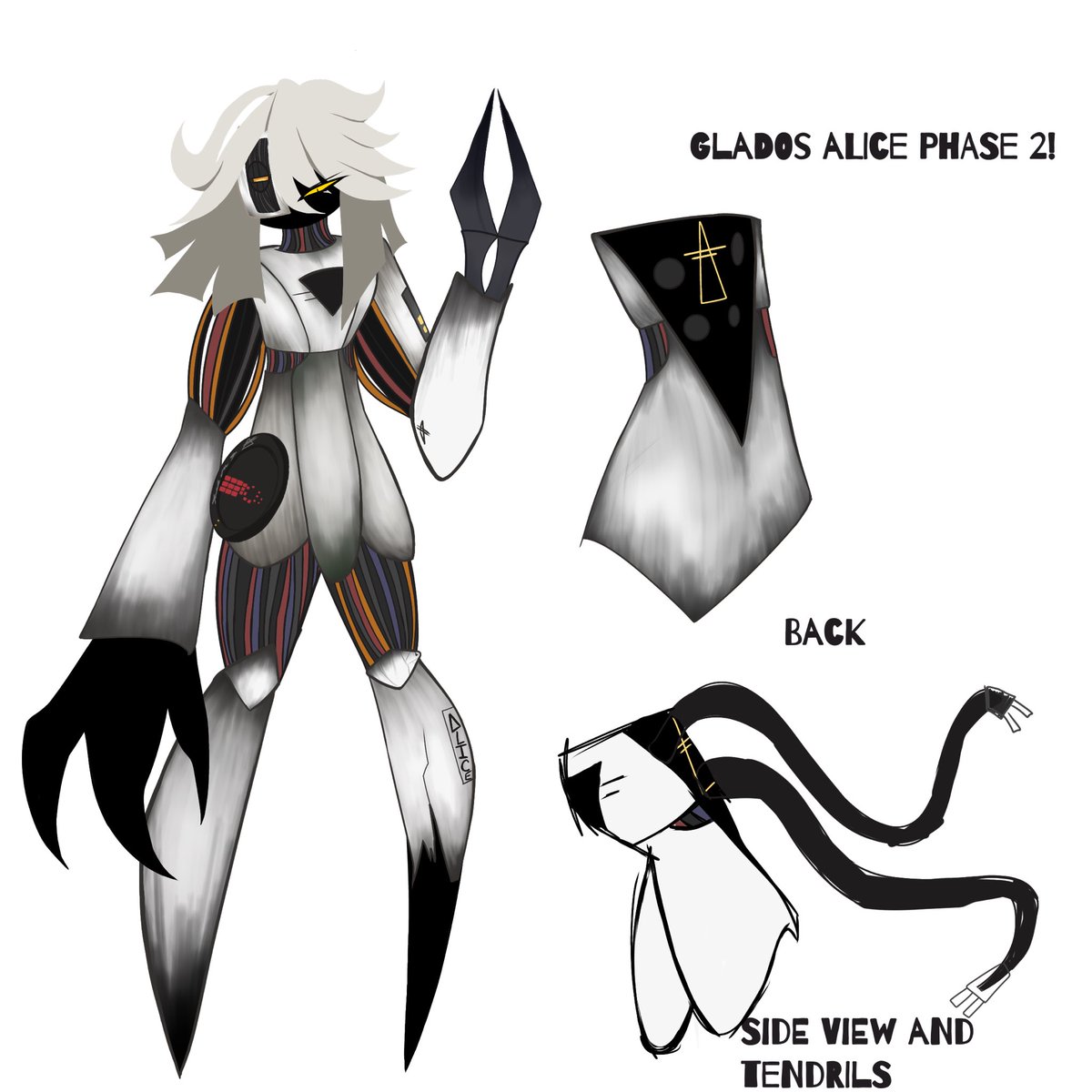 SolarYokoko's tweet photo. All their accessories removed this time um anyway ima put more of my art so who knows! I might make this a real au itself :3 (2/2) https://t.co/Q8PW0ZYe4A