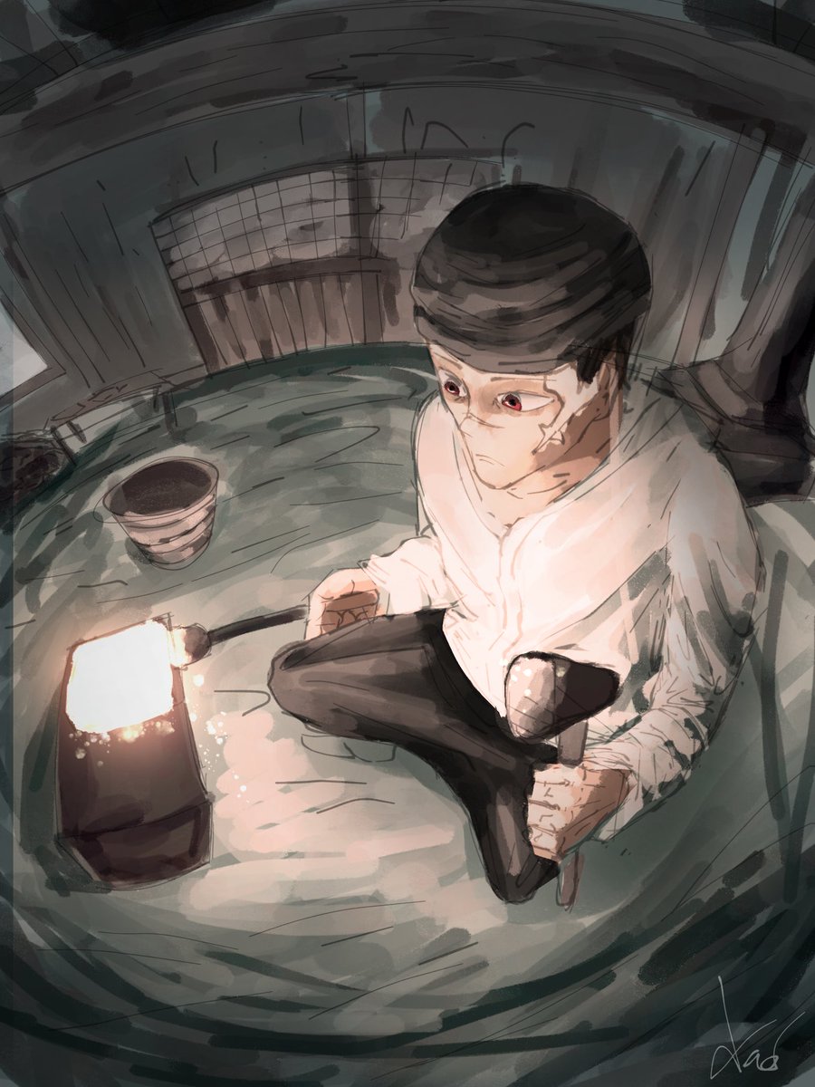 Kdeathehuman's tweet photo. “I’ll surpass you…” #kagurabachi #bachiart https://t.co/vUKBfS9LMl