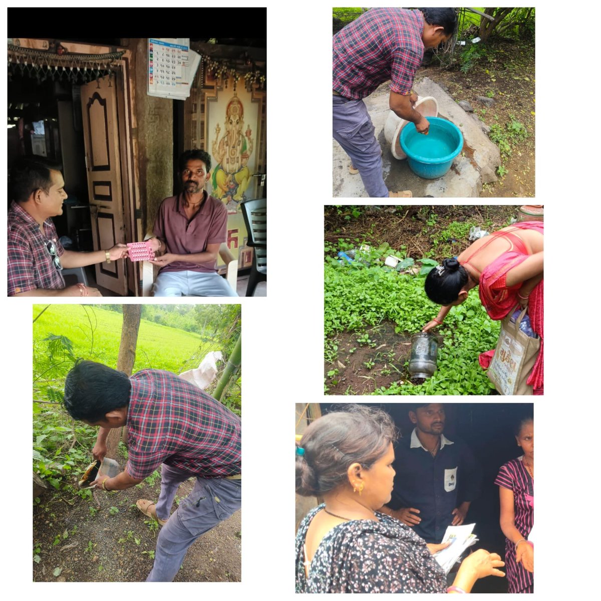 thonetrang77417's tweet photo. 🏥🇮🇳
#HEALTHTEAM
#PHCCHASVAD
#HOUSETOHOUSEVISIT
#NVBDCP
#ANTILARVALACTIVITIES
#VILLAGERS #CARE
#PROTECTED #DEASES
"આજરોજ #તાલુકાના #પ્રાઆકેન્દ્રચાસવડની #આરોગ્યટીમો દ્વારા પોતાના વિસ્તારોમાં #પોરાનાશકકામગીરી #પીવાનાપાણીનાશુદ્ધિકરણ પ્રક્રિયાઓ, #કલોરીનેશનકામગીરી જેવી કામ.." https://t.co/YRqtffiCD7