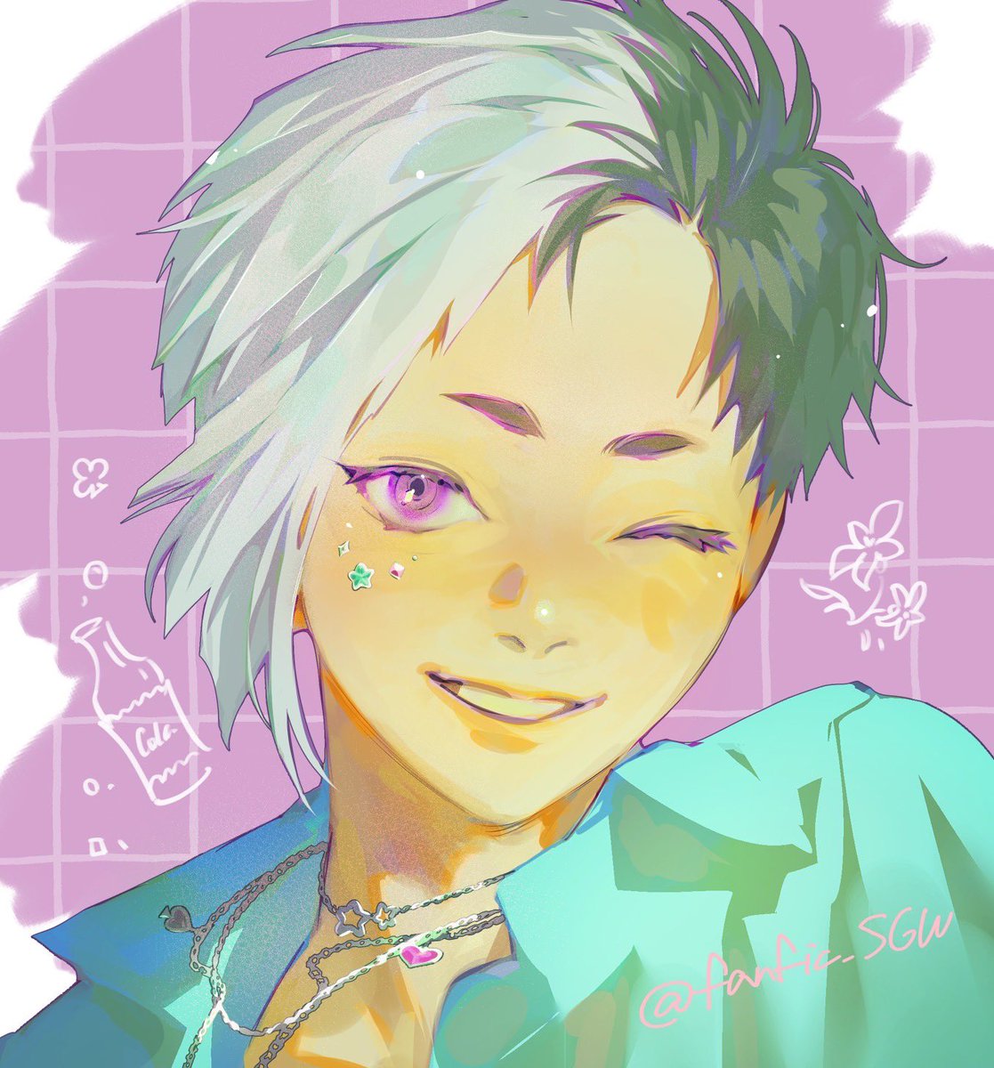 fanfic_SGW's tweet photo. 夏色🏖☀️🌺 https://t.co/QKWmhTehmn