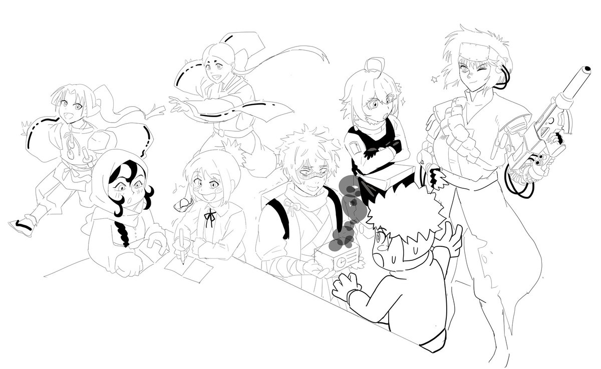 daj8_b4's tweet photo. 全体図です！
그림전체샷! https://t.co/ekkyEhoNzj