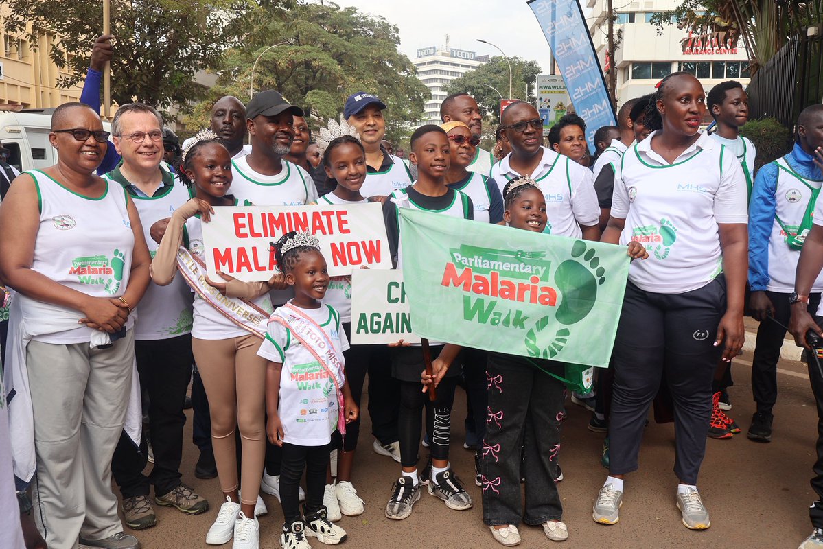 JaneRuth_Aceng's tweet photo. Today, I joined Deputy Speaker, Rt. Hon. @Thomas_Tayebwa, MPs and @MinofHealthUG officials for the annual Malaria Parliamentary Walk. Malaria is the number one killer in Uganda and this walk organized by @Parliament_Ug is aimed at creating awareness on how Ugandans can prevent Malaria. 
Let us endeavor to sleep under a mosquito net every night, keep our environment clean and remove mosquito breeding sites, use mosquito repellants and test and treat every fever at the health facility.