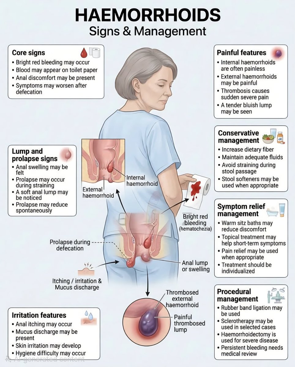 MededDaily42640's tweet photo. HAEMORRHOIDS
 Signs &amp; Management https://t.co/0CVJMJHaPM