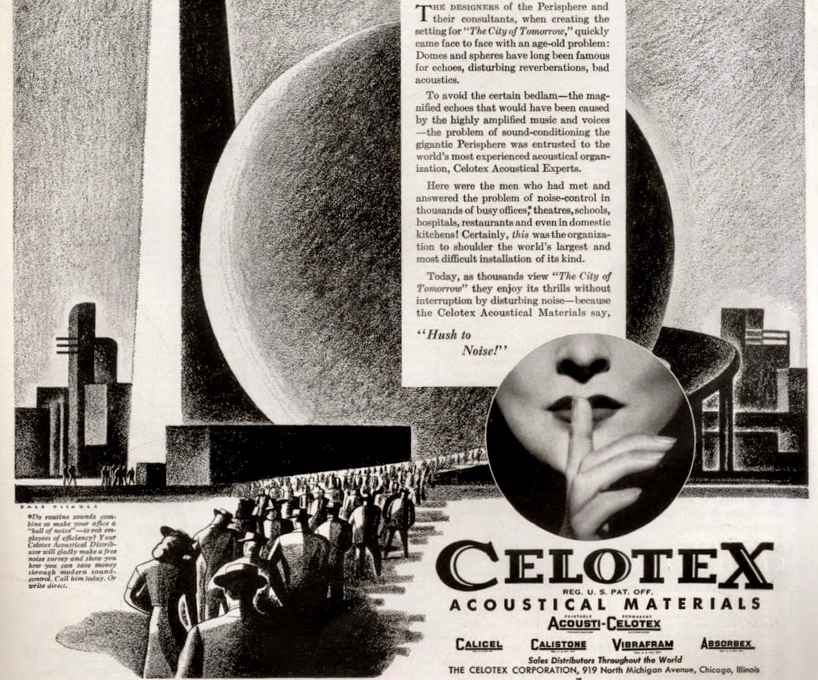 LRonLacy's tweet photo. Celotex Acoustical Material
July 1939
#illustration #illustrationart #illustrationartists #DaleNichols #NewYorksWorldFair1939 #1939NewYorksWorldFair #Perisphere #Trylon #Helicline #Celotex #acousticalmaterials #Democracity https://t.co/xCF9CZZRd1